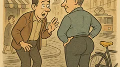 Vtip: Ty sis nechal udělat nový zadek?