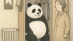 Vtip: Co dělá panda, když není místo?