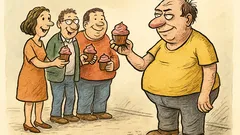 Vtip: Můj dietní plán? Cupcake pro všechny