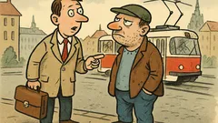 Vtip: Přijede Pražák do Brna...