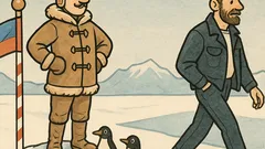 Vtip: Amundsen byl na Jižním pólu...