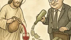 Vtip: Ježíš proměnil vodu ve víno…