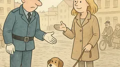 Vtip: Policista zastaví blondýnku se psem…