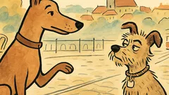 Vtip: Povídají si dva psi…