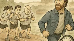 Vtip: Chuck Norris běží dvanáctiminutovku za šest