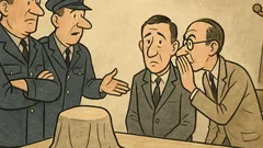 Vtip: Policie: „Tak pane, posaďte se prosím sem…“