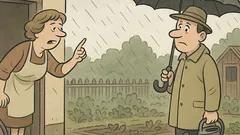 Vtip: Proč nejdeš zalít zahrádku, miláčku?