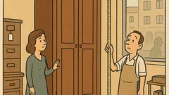 Vtip: Žena vybírá vysokou skříň v obchodě...