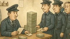 Vtip: Policisté dostali výplatu, volá nadporučík