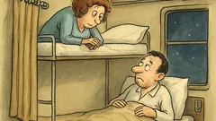 Vtip: Muž a žena v kupé