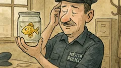 Vtip: Policista chytne zlatou rybku…