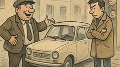 Vtip: Chlapík tvrdil, že auto má pět kol