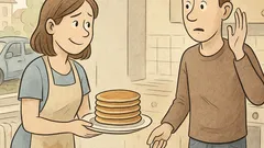 Vtip: Udělala jsem ti palačinky jako omluvu