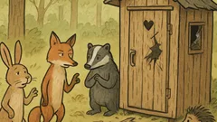 Vtip: Zvířátka postaví v lese kadibudku…