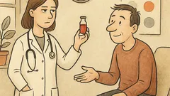 Vtip: Paní doktorko, jakou mám krevní skupinu?