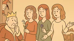 Vtip: Král má tři dcery…