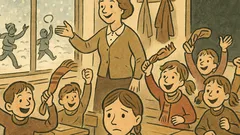 Vtip: Venku krásně sněží… a k tabuli?