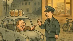 Vtip: Policajt zastaví podnapilého řidiče