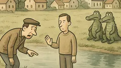 Vtip: Nejsou v té vodě krokodýli?