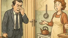 Vtip: Pan Michálek přijde domů a smrdí