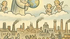 Vtip: Na počátku stvořil Bůh nebe a zemi