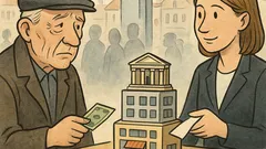 Vtip: Děda přijde do spořitelny se stovkou