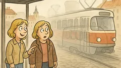 Vtip: Stojí dvě blondýnky na zastávce