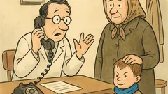 Vtip: V ordinaci zvoní telefon…