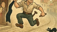 Vtip: Chuck Norris přibije stín na dveře