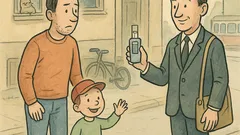 Vtip: Tatínek s Pepíčkem potká cizího pána