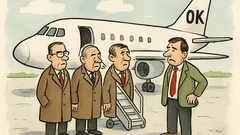 Vtip: Tři kamarádi letí do Francie