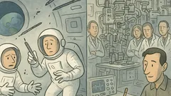 Vtip: Američtí astronauti řeší propisku ve vesmíru