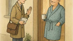 Vtip: Dobrý den, chcete mluvit o Bohu?