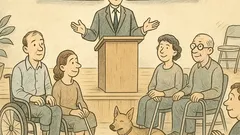 Vtip: Co se týče postižení, my němí…