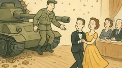 Vtip: Na taneční soutěž vjede tank