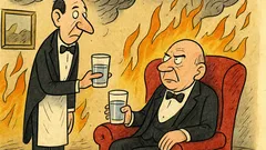 Vtip: Jeane, sklenici vody, prosím...