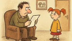 Vtip: Anička přinese domů poznámku učitelky