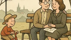 Vtip: Sedí Matfyzák s Matfyzáčkou na lavičce