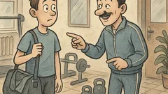 Vtip: Přijde kluk poprvé do posilovny…