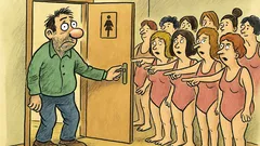 Vtip: Dneska mě pozvalo ven deset holek