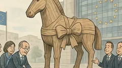 Vtip: Řekové se omluvili EU a poslali koně