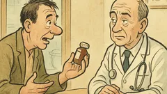 Vtip: Pane doktore, předepsal jste nové léky!