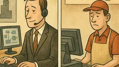 Vtip: Optimista: „Vyřizuji transakce…“