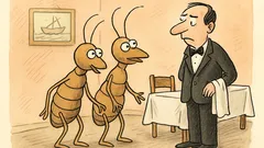 Vtip: Dva termiti přijdou do restaurace…