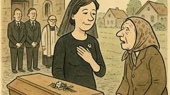 Vtip: Čerstvá vdova Nováková se utěšuje…