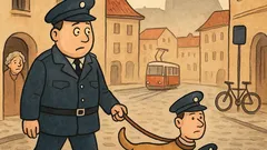 Vtip: Víte, proč policajti chodí se psem?