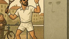 Vtip: Chuck Norris porazí zeď v tenise