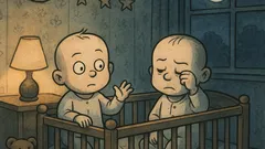 Vtip: Vzbudí se dvě miminka v noci…