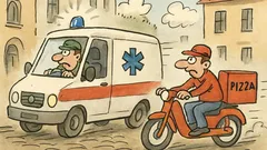 Vtip: Co mají společného záchranka a rozvoz pizzy?