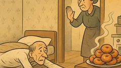 Vtip: Umírající děda cítí čerstvé koblihy